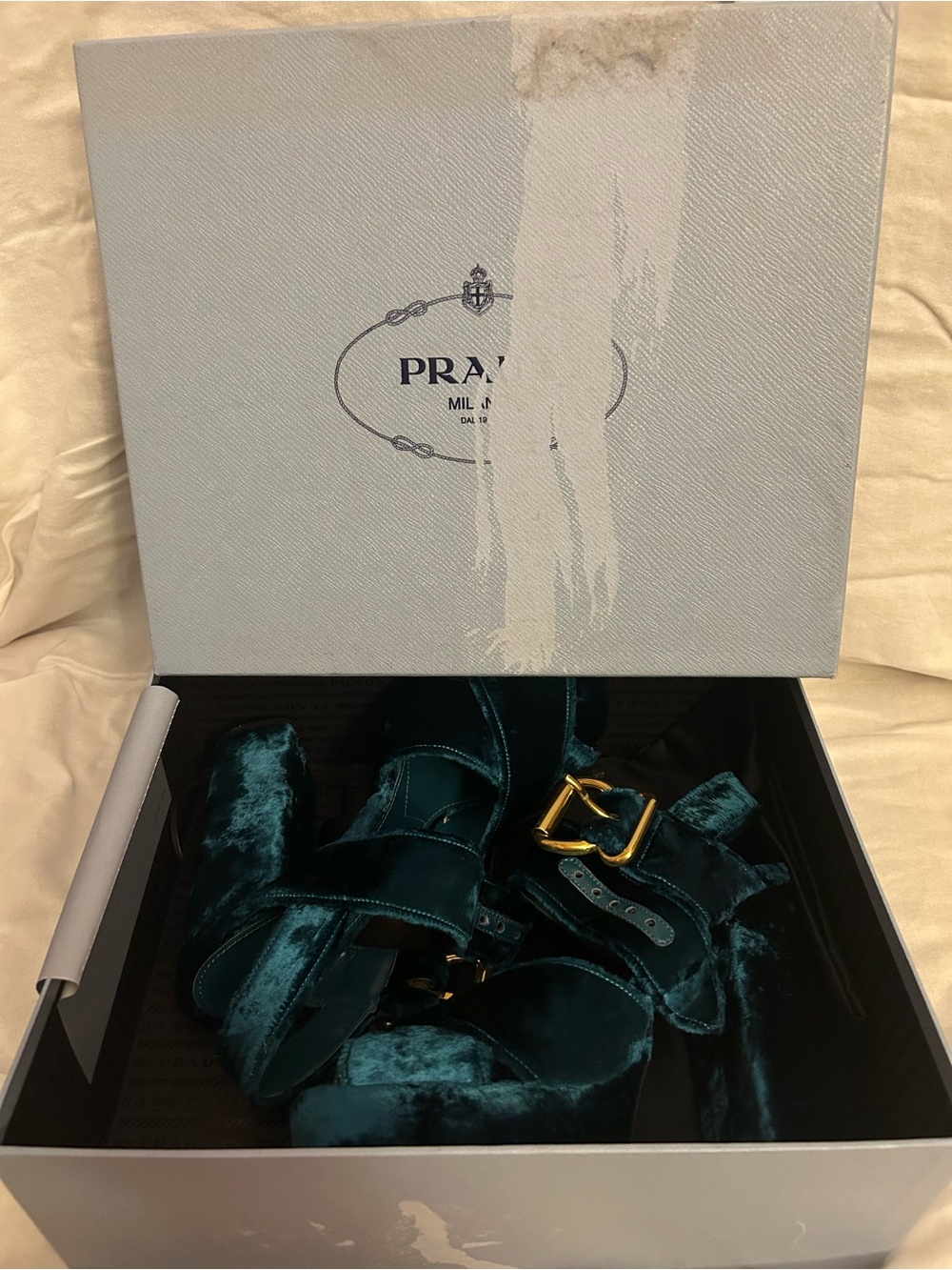 PRADA PLATFORM HEELS - Picture 7 of 8